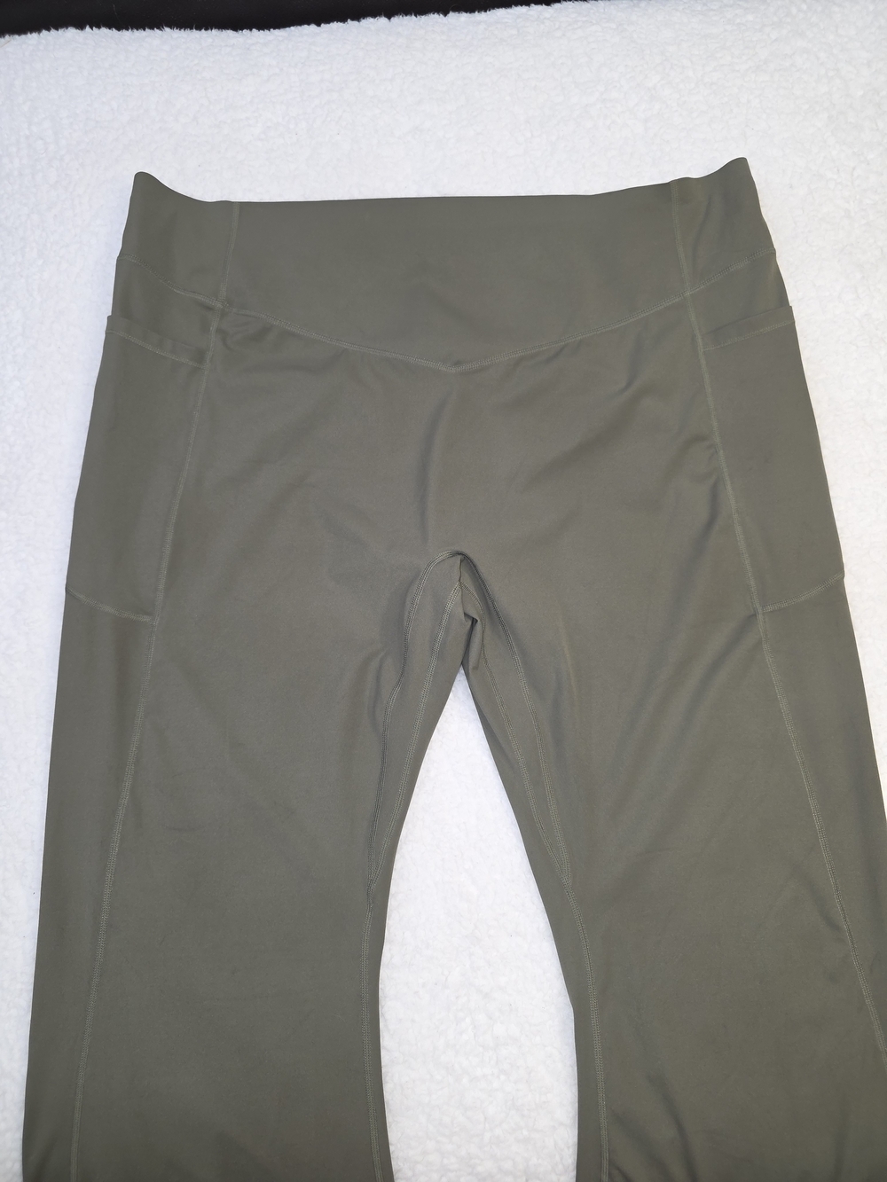 HALARA Plus Size 3xl Bundle Of 2 High-Waist Leggings in Olive And Navy Sculpting - Picture 7 of 9